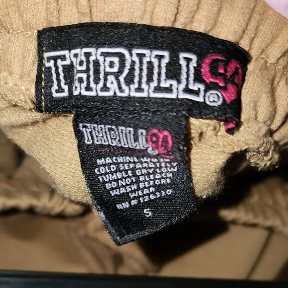 Ladies Tan/Beige Stacked Joggers - Small - Picture 4 of 5